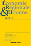 Revue d'Économie Régionale & Urbaine, n. 5 - Décembre 2020