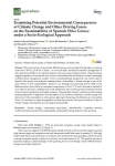 Examining potential environmental consequences of climate change and other driving forces on the sustainability of spanish olive groves under a socio-ecological approach