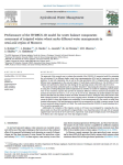 Performance of the HYDRUS-1D model for water balance components assessment of irrigated winter wheat under different water managements in semi-arid region of Morocco