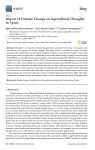 Impact of climate change on agricultural droughts in Spain