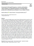 Assessment of drought frequency, severity, and duration and its impacts on vegetation greenness and agriculture production in Mediterranean dryland: a case study in Tunisia