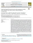 Spatial and temporal diversity of service plant management strategies across vineyards in the south of France. Analysis through the Coverage Index