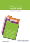 Revue gestion 2000, vol. 37, n. 5 - Septembre-Octobre 2020
