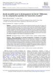 Quelle durabilité pour le développement territorial ? Réflexions sur les composantes spatiales de l’économie circulaire