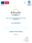 Plan Local de Développement des îles Kerkennah : PLD Kerkennah