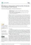 Forest resources management and sustainability: the specific case of European Union countries