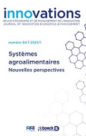 Innovations, n. 64 - Janvier 2021 - Systèmes agroalimentaires - Nouvelles perspectives