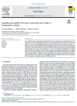 Quantity and quality food losses across the value chain: a comparative analysis