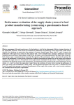 Performance evaluation of the supply chain system of a food product manufacturing system using a questionnaire-based approach