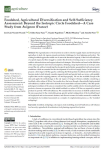 Foodshed, agricultural diversification and self-sufficiency assessment: beyond the isotropic circle foodshed — A case study from Avignon (France)