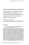 Instauration et coexistence de deux communautés de pratiques sur le Plateau de Millevaches (France) : une contribution à l’étude des forêts comme terrains de vies