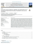 Food waste recovery pathways: challenges and opportunities for an emerging bio-based circular economy. A systematic review and an assessment