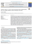 Collective action as a tool for agri-environmental policy implementation. The case of diffuse pollution control in European rural areas