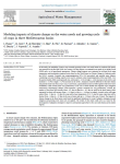 Modeling impacts of climate change on the water needs and growing cycle of crops in three Mediterranean basins