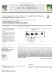 A systems approach to carbon policy for fruit supply chains: carbon tax, technology innovation, or land sparing?