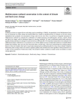 Mediterranean wetland conservation in the context of climate and land cover change