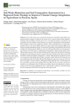 Soil water retention and soil compaction assessment in a regional-scale strategy to improve climate change adaptation of agriculture in Navarre, Spain