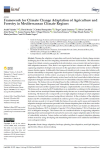 Framework for climate change adaptation of agriculture and forestry in Mediterranean climate regions