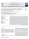 A systematic literature review on applications of information and communication technologies and blockchain technologies for precision agriculture development