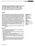 Feasibility of water desalination for irrigation: the case of the coastal irrigated area of Dyiar-Al-Hujjej, Tunisia