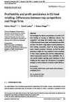 Profitability and profit persistence in EU food retailing: differences between top competitors and fringe firms