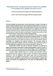 Estimating the effects of an agricultural producer subsidy on the availability and accessibility of fruit, vegetables and pulses in France