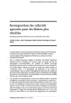 Recomposition des collectifs agricoles pour des filières plus durables