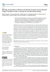 Quality evaluation of winery by-products from Ionian Islands grape varieties in the concept of circular bioeconomy