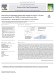 Land cover and vegetation carbon stock changes in Greece: a 29-year assessment based on CORINE and Landsat land cover data