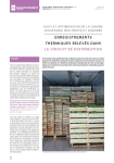 Suivi et optimisation de la chaîne logistique des fruits et légumes - Enregistrements thermiques relevés dans le circuit de distribution