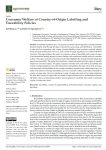 Consumer welfare of country-of-origin labelling and traceability policies