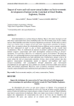 Impact of water and soil conservation facilities on socio-economic development of farmers in the watershed of Oued Sbaihia, Zaghouen, Tunisia