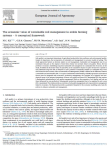 The economic value of sustainable soil management in arable farming systems - A conceptual framework