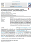 To what extent do brands contribute to sustainability transition in agricultural production practices? Lessons from three European case studies