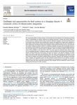 Challenges and opportunities for food systems in a changing climate: a systematic review of climate policy integration