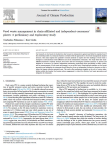 Food waste management in chain-affiliated and independent consumers' places: a preliminary and exploratory study