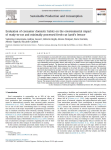 Evaluation of consumer domestic habits on the environmental impact of ready-to-eat and minimally processed fresh-cut lamb's lettuce