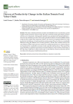 Drivers of productivity change in the Italian tomato food value chain