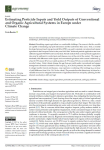 Estimating pesticide inputs and yield outputs of conventional and organic agricultural systems in Europe under climate change