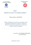 Études et qualification des parcours zootechniques et des spécificités économiques des entreprises conchylicoles. Recueil des besoins et des attentes dans le cadre d'une approche technico-économique