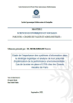 Etude de l’importance des systèmes d’information dans la stratégie logistique et analyse de leur potentiel d'optimisation de la performance environnementale : cas de la mise en place d’OTM chez les Grands moulins de Paris