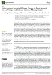 Socioeconomic impact of climate change in rural areas of Greece using a multicriteria decision-making model