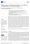 Long-term impact of wastewater irrigation on soil pollution and degradation: a case study from Egypt