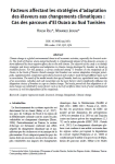 Facteurs affectant les stratégies d’adaptation des éleveurs aux changements climatiques : cas des parcours d’El Ouara au Sud Tunisien