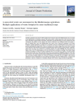 A meso-level water use assessment in the Mediterranean agriculture. Multiple applications of water footprint for some traditional crops