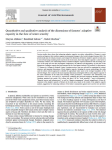 Quantitative and qualitative analysis of the dimensions of farmers' adaptive capacity in the face of water scarcity