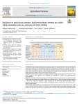 Resilience of agricultural systems: biodiversity-based systems are stable, while intensified ones are resistant and high-yielding