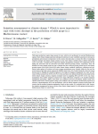 Irrigation management or climate change? Which is more important to cope with water shortage in the production of table grape in a Mediterranean context