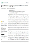 Use of Sentinel-2 Satellite for spatially variable rate fertiliser management in a sicilian vineyard