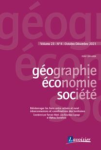 Géographie, Economie, Société, vol. 23, n. 4 - Octobre-Décembre 2021 - Réinterroger les liens entre urbain et rural : interconnexions et coordinations des territoires